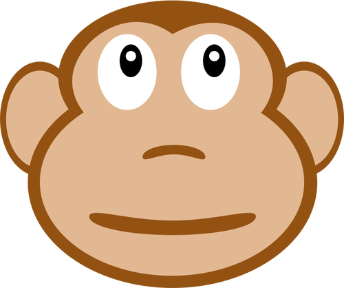 Monkeys ansikt